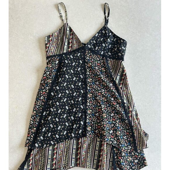 Alice + Olivia Delilah Tiered Print Stretch Silk Dress ASO Clary Fray - Picture 10 of 16